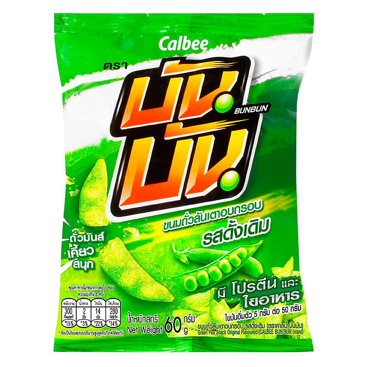 Bun Bun - Original Flavor 60g. (Pack of 4)
