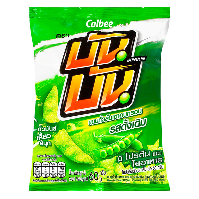 Bun Bun - Original Flavor 60g. (Pack of 4)