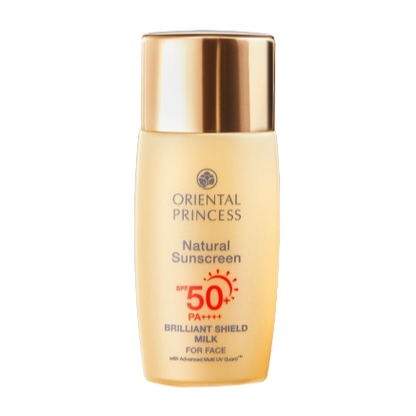 Oriental Princess - Natural Sunscreen - Brilliant Shield Milk For Face SPF 50+ PA++++ 50ml.