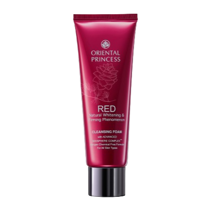 Oriental Princess - RED - Natural Whitening & Firming Phenomenon Cleansing Foam 100g.