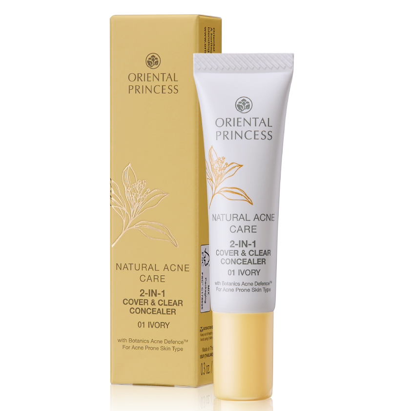 Oriental Princess - Natural Acne Care - 2 in 1 Cover & Clear Concealer 10g.