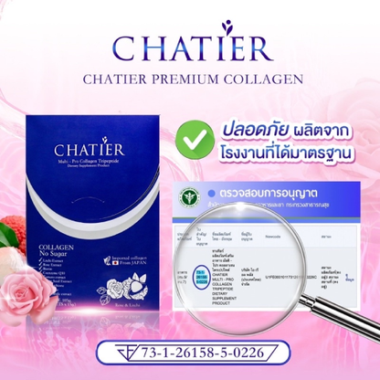 CHATIER - Multi-Pro Collagen Tripeptide, No Sugar 15g. (7 sachets)