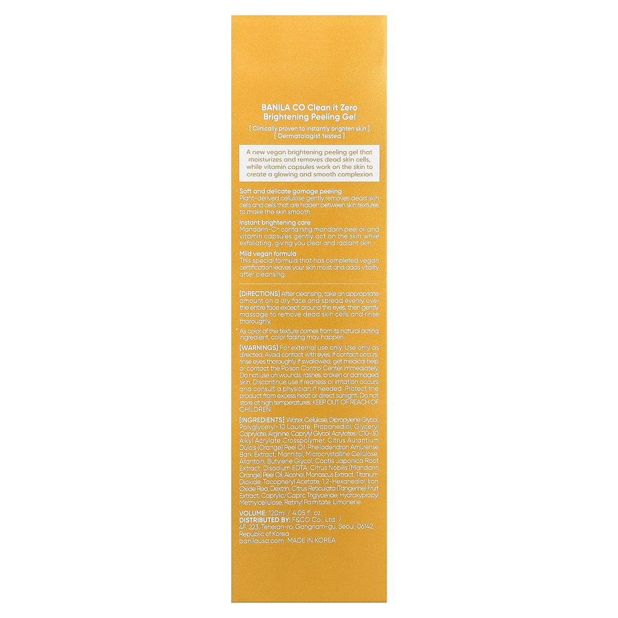 Banila - Clean It Zero Brightening Peeling Gel 120ml.