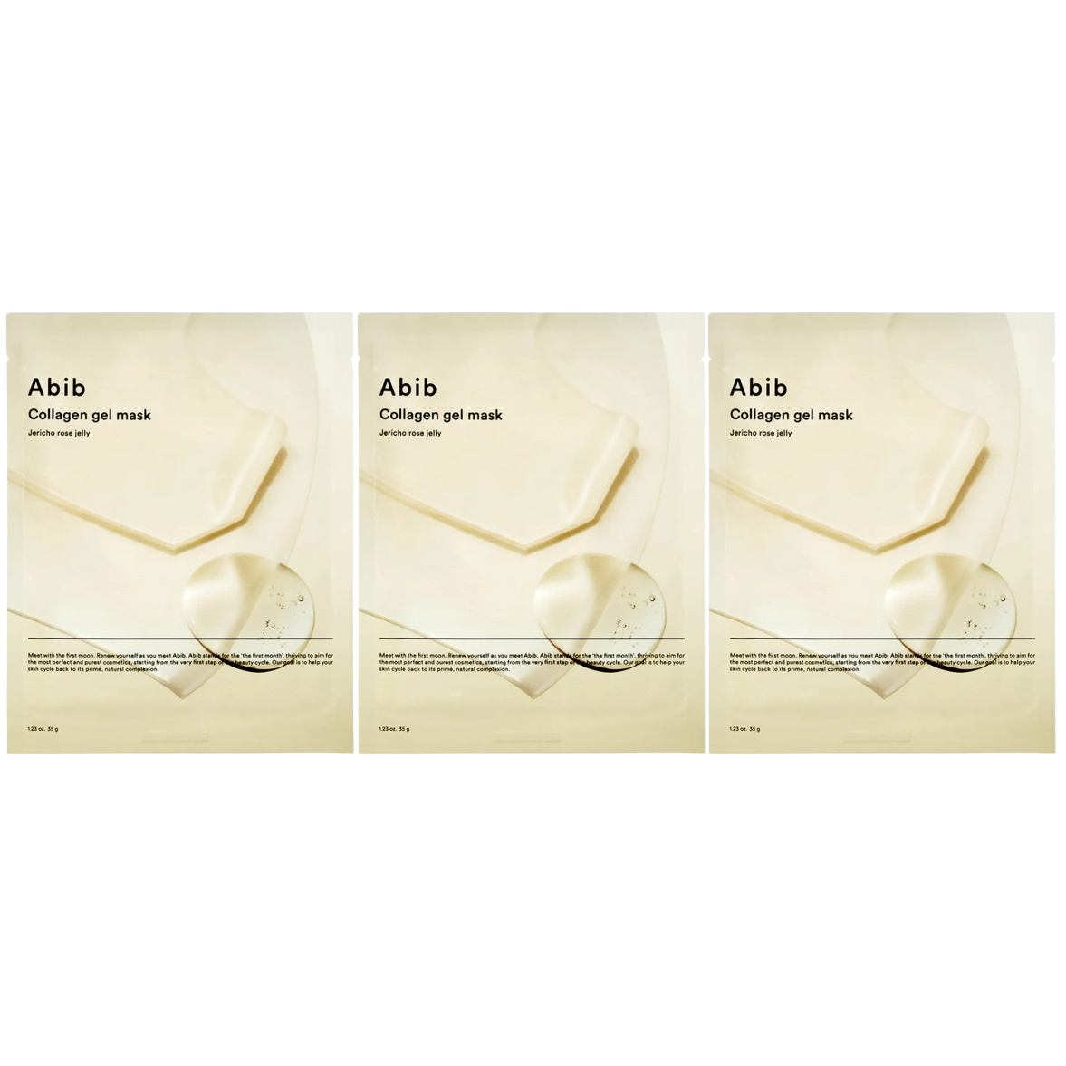 Abib - Collagen Gel Mask Jericho Rose Jelly 27ml. (Pack of 3)