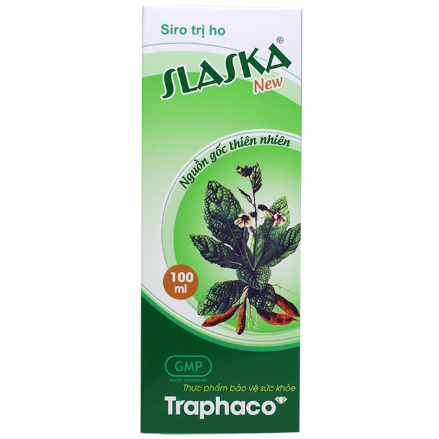 Traphaco - Slaska - Cough and Lung Support Natural Syrup Siro Ho & Bổ Phổi Tự Nhiên 100ml.
