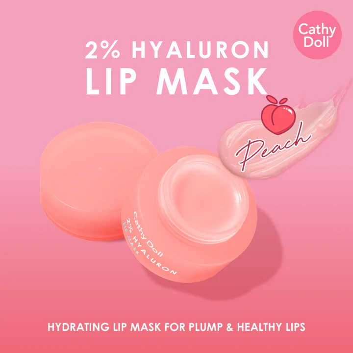 Cathy Doll - 2% Hyaluron Lip Mask Peach 4.5g.