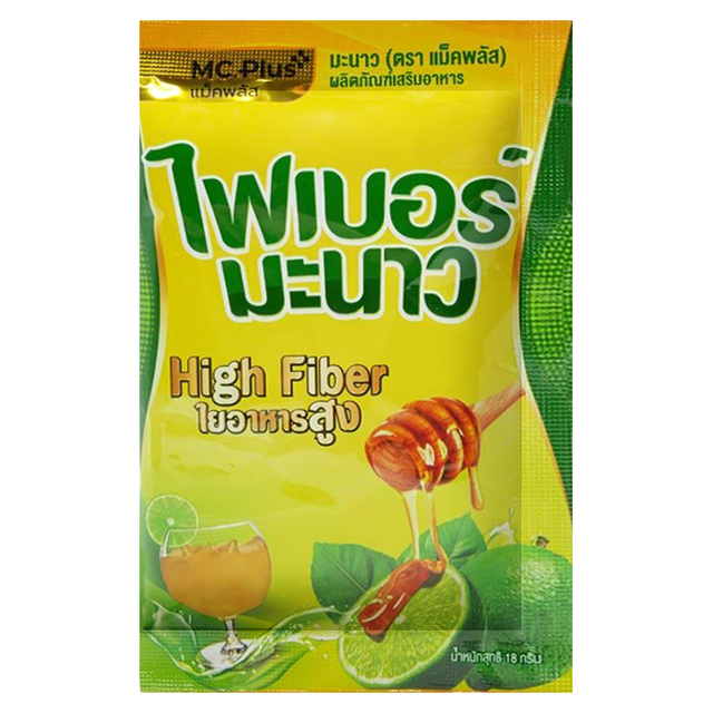 Posh Medica - High Fiber Lemon 18g. (Pack of 6 sachets)