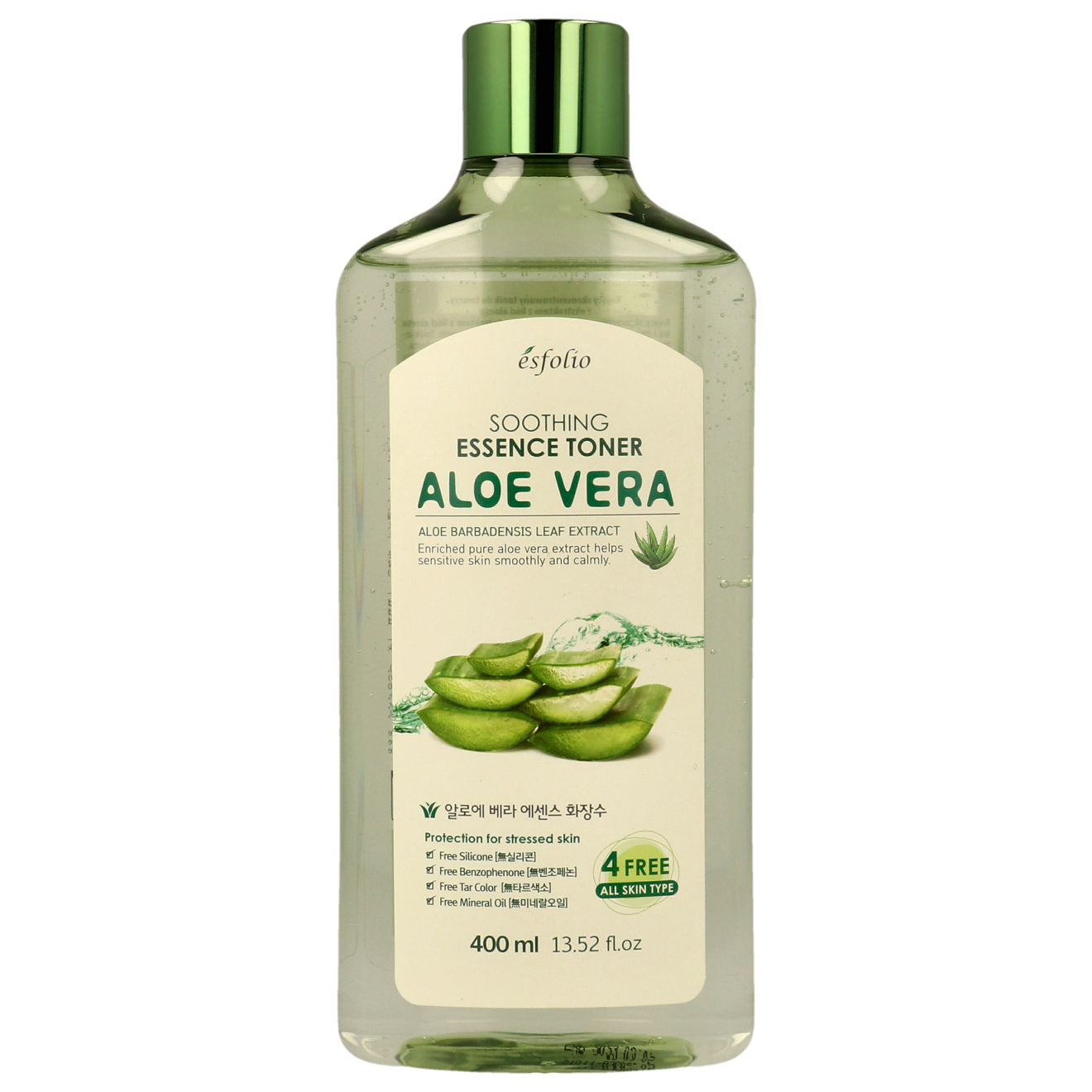 Esfolio - Aloe Vera Soothing Essence Toner 400ml.
