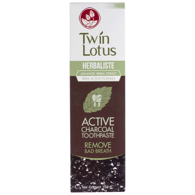 Twin Lotus - Active Charcoal 150 g. - Made in Thailand