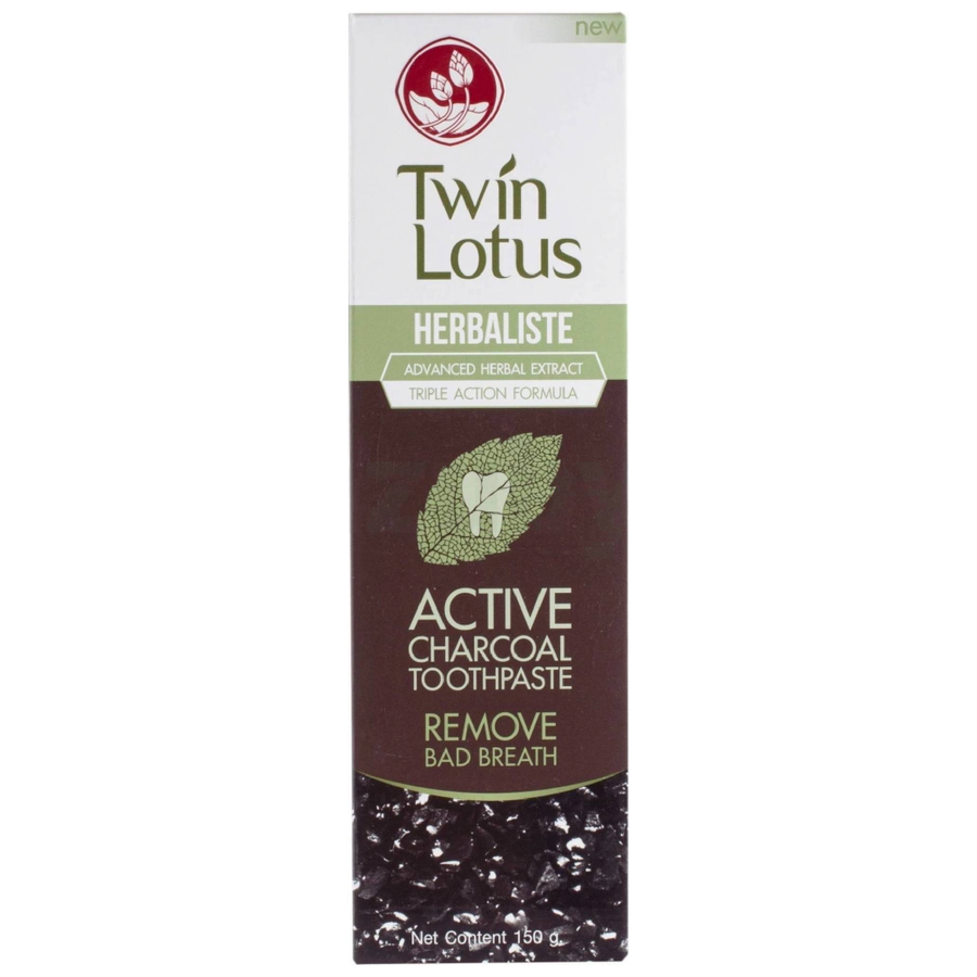 Twin Lotus - Active Charcoal 150 g. - Made in Thailand