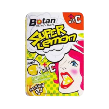 Botan - Vitamin C Candy - Super Lemon 17.5g. (Pack of 18)