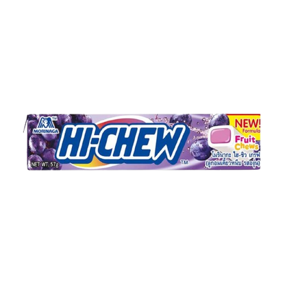 Morinaga - Hi-Chew - Grape Chewy Candy Stick 57g. (Pack of 6)