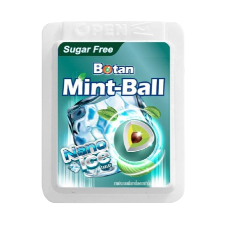 Botan - Mint Ball Nano Ice Lozenges 4g. (Pack of 20)