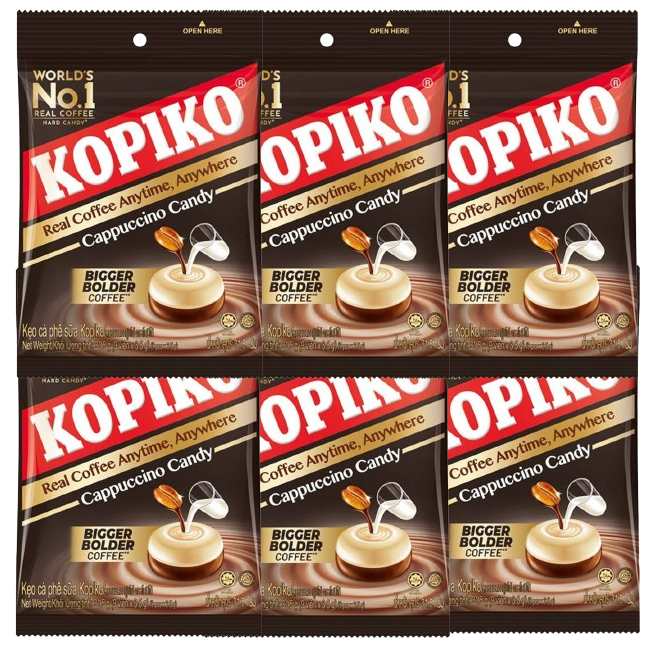 Kopiko - Cappuccino Candy 31.5 g (Pack of 6)