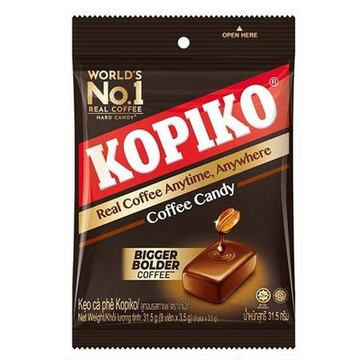 Kopiko - 3x Coffee Candy 31.5 g. and 3x Cappuccino Candy 31.5 g. (Pack 3+3 Mix)