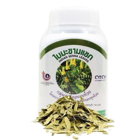 Duangporn - Indian Senna Leaves, Cassia Leaf - Worm-Removing, Constipation-Relieving (100 capsules)
