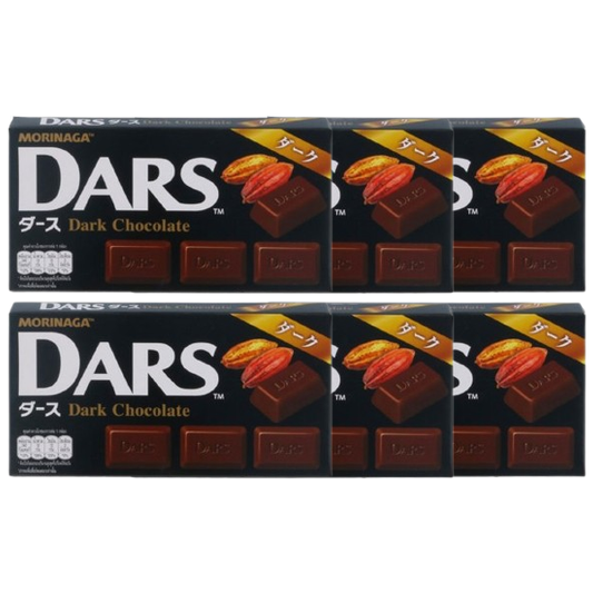 Morinaga - Dars - Dark Chocolate 42g. (Pack of 6)