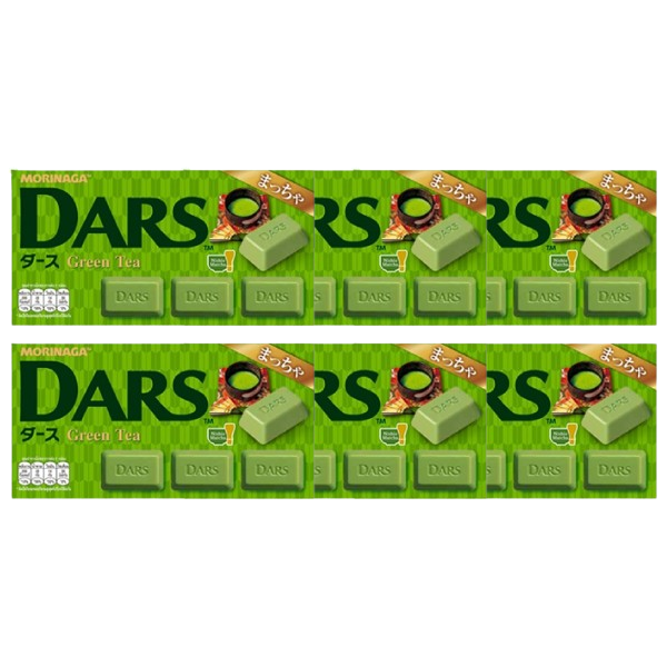 Morinaga - Dars - Green Tea 42g. (Pack of 6)