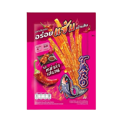 Taro - Sichuan Spicy Fish with Dipping Sauce 18g. (Pack of 3)