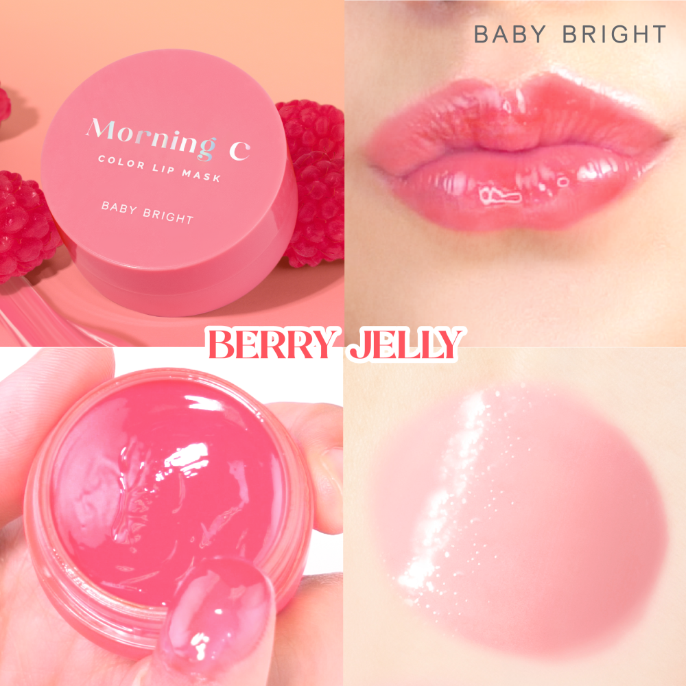 Baby Bright - Morning C Color Lip Mask (Berry Jelly) 3.8g.