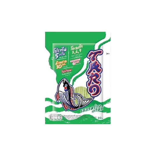 Taro - Korean Seaweed Flavored Fish Snack 20g. (Pack of 3)