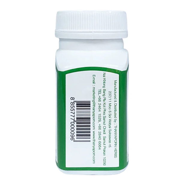 Thanyaporn Herbs - Senna Capsule - Ya Ra Bai - Colon Cleansing - Cassia Angustifolia - Senna Alexandrina - 100 Capsules - Made in Thailand