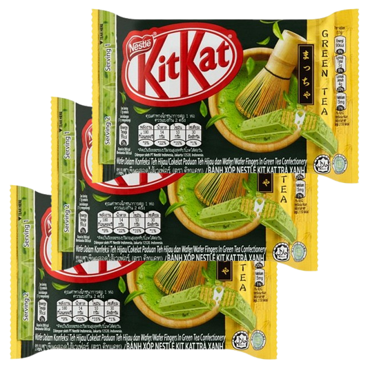 KitKat - Green Tea Premium 35 g. (Pack of 3) - Made in Malaysia