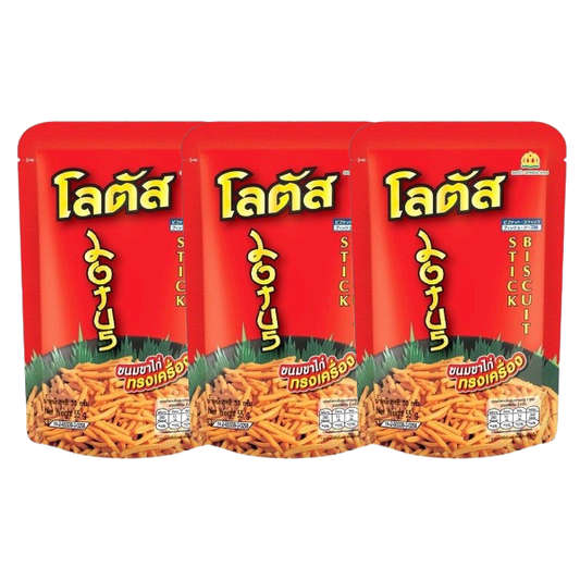 Lotus - Chicken Leg Snacks - Thai-style Flavor 20 g. (Pack of 3)  - Made in Thailand