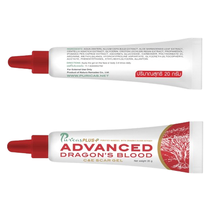 Puricas Plus - Advanced Dragon's Blood C&E Scar Gel, Advanced Formula 20g.