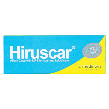 Hiruscar - Gel, 100% Hypoallergenic Mucopolysaccharide for Skin Softener Acne Scar and Keloid Care 7g.