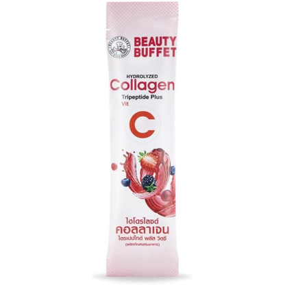 Beatuy Buffet - Hydrolyzed Collagen Tripeptide Plus Vit C 15g. (10 sachets)