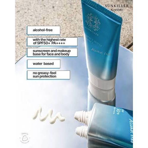 Kiss Me - Sunkiller Perfect Water Essence Alcohol Free SPF50+ PA++++ 50g.