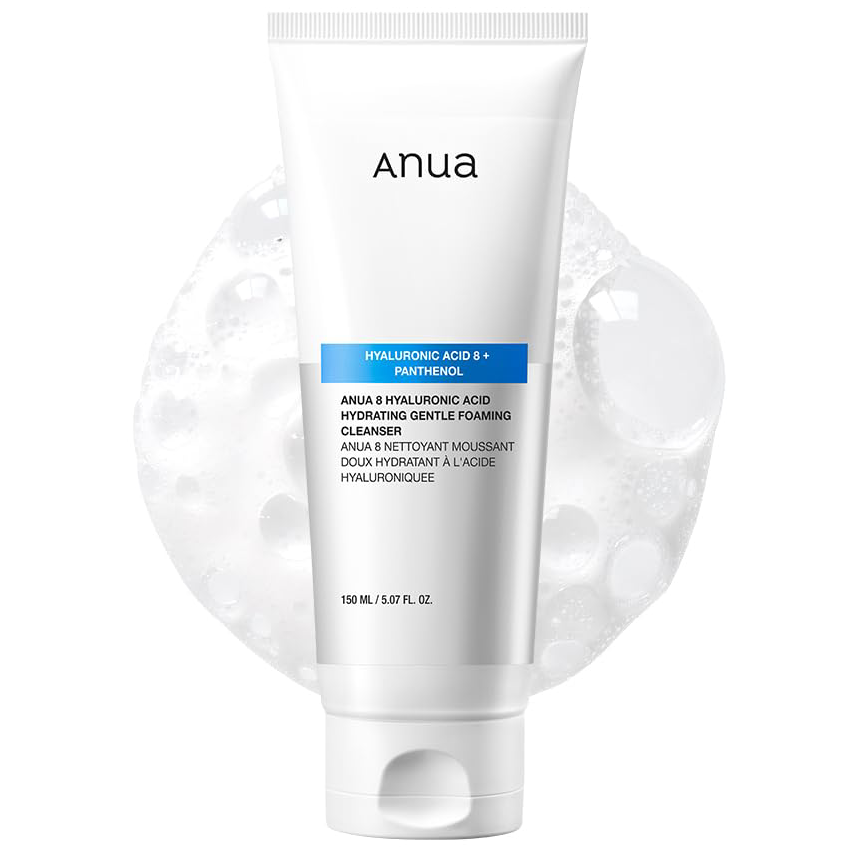 Anua - 8 Hyaluronic Acid Hydrating Gentle Foaming Cleanser 150ml.