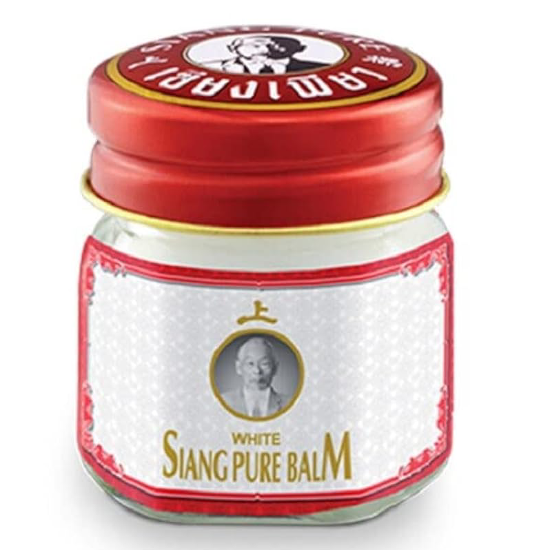 Siang Pure - Wite Balm for Massage 12 g. (Pack of 3) - Made in Thailand