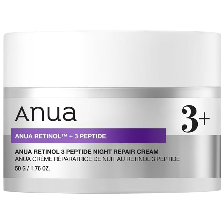 Anua - Retinol 3 Peptide Night Repair Cream 50g.