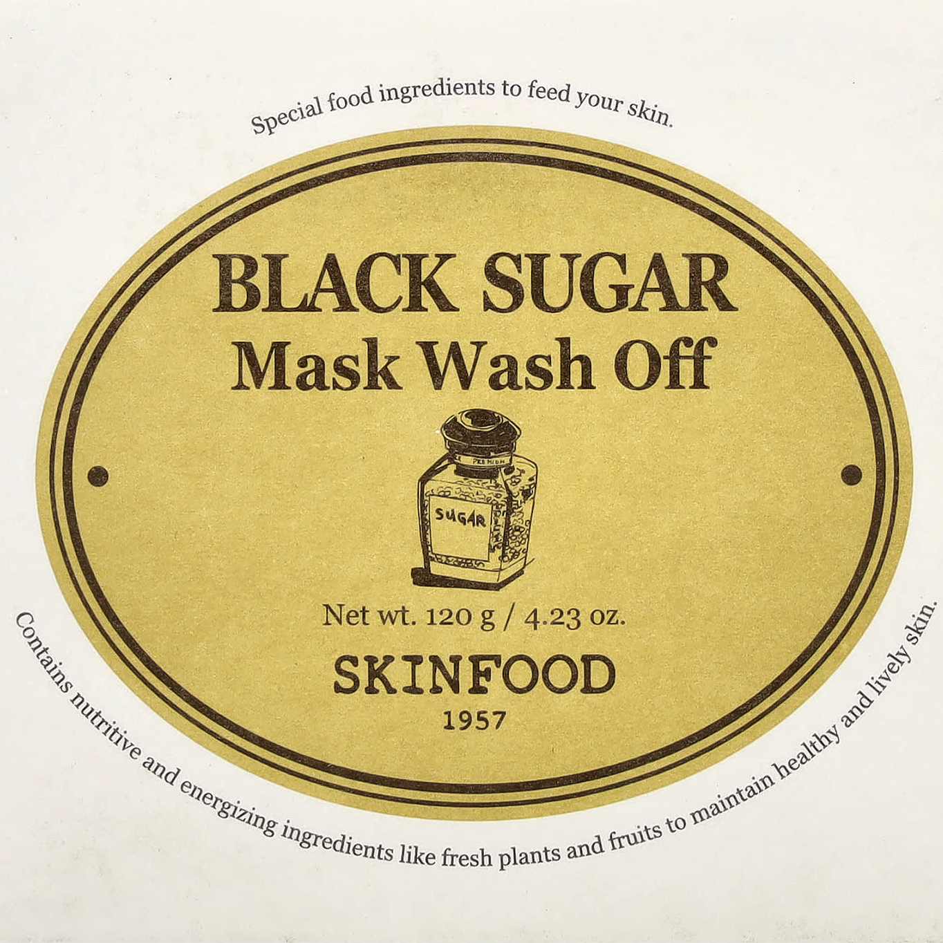 Skinfood - Black Sugar Mask Wash Off 120g.
