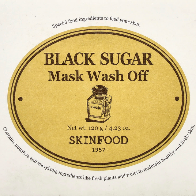 Skinfood - Black Sugar Mask Wash Off 120g.