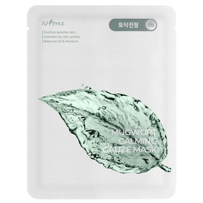 Isntree - Mugwort Calming Gauze Mask 23g. (Pack of 3)