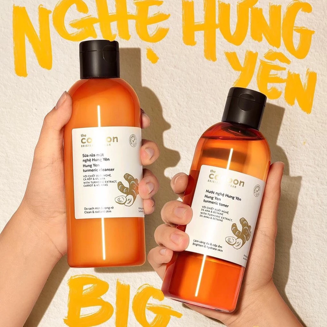 Cocoon Vietnam - Hung Yen Turmeric Cleanser (Sữa Rửa Mặt Nghệ Hưng Yên) with Turmeric Extract & Carrot 310ml.
