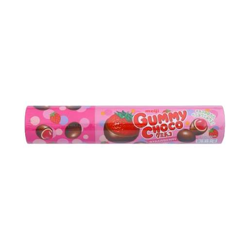 Meiji - Gummy Chocolate Strawberry 50g. (Pack of 3)