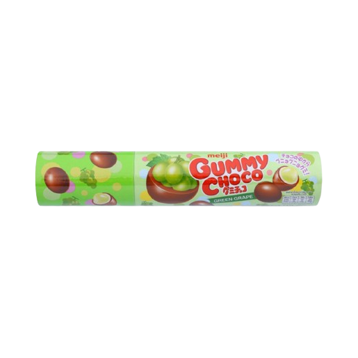 Meiji - Gummy Chocolate Green Grape 50g. (Pack of 3)