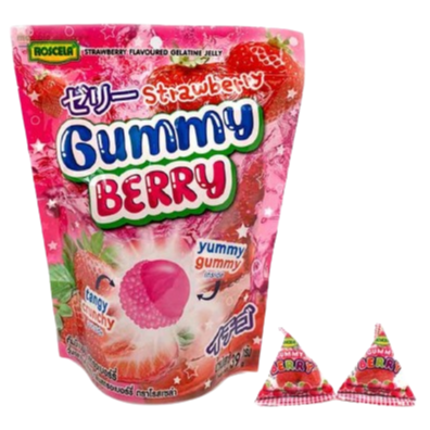 Roscela - Strawberry Gummy Berry 39g. (Pack of 3)