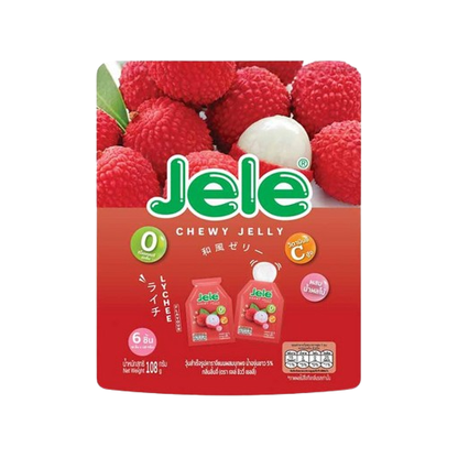 Jele Chewy - Lychee 108g. (Pack of 6)