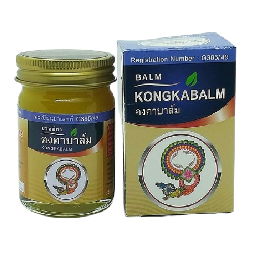 Kongkaherb - Khongka Balm, Thai Herbal Massage Balm 100g.