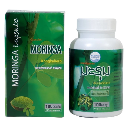 Kongkaherb - Moringa, Thai Herbal Capsule (100 capsules)