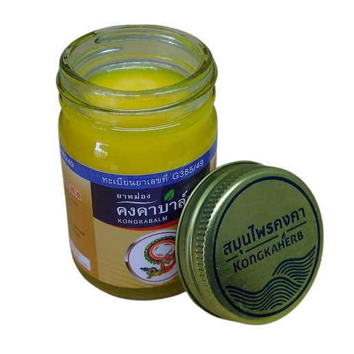 Kongkaherb - Khongka Balm, Thai Herbal Massage Balm 100g.