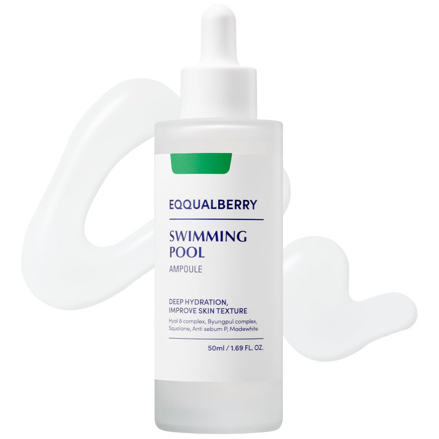EQQUALBERRY - Bundle of: 1x Swimming Pool Ampoule 50ml. + 1x Swimming Pool Toner 155ml.