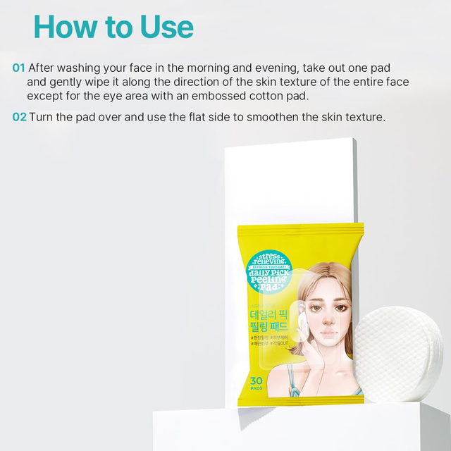 ARIUL - Stress Relieving Daily Pick Peeling Pad (30 Pads)