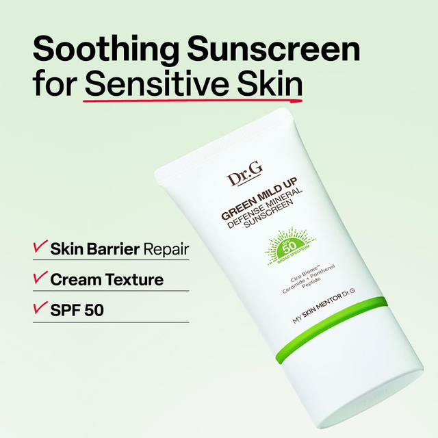 Dr.G - Green Mild Up Sun+ SPF50+ PA++++ 35ml.