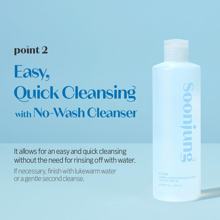 Etude - SoonJung Cleansing Water 320ml.